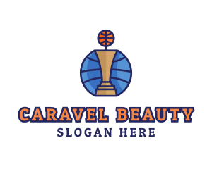 Basketball Tournament Competition Trophy logo design