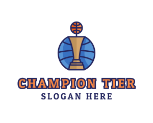 Basketball Tournament Competition Trophy logo design