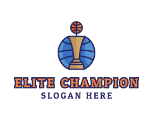 Basketball Tournament Competition Trophy logo