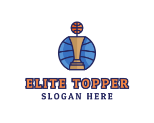 Basketball Tournament Competition Trophy logo design