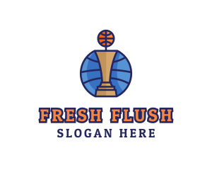 Basketball Tournament Competition Trophy logo design