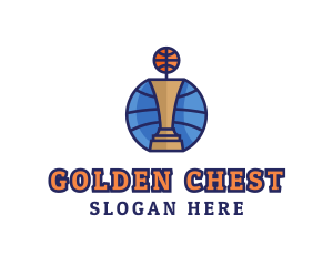 Basketball Tournament Competition Trophy logo design