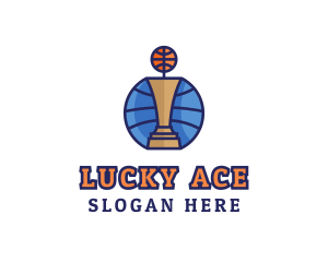 Basketball Tournament Competition Trophy logo design