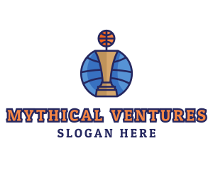 Basketball Tournament Competition Trophy logo design