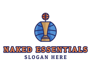 Basketball Tournament Competition Trophy logo design