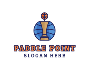 Basketball Tournament Competition Trophy logo design