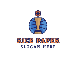 Basketball Tournament Competition Trophy logo design