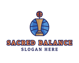 Basketball Tournament Competition Trophy logo design