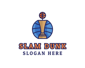 Basketball Tournament Competition Trophy logo
