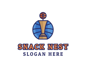 Basketball Tournament Competition Trophy logo design