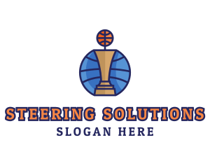 Basketball Tournament Competition Trophy logo design