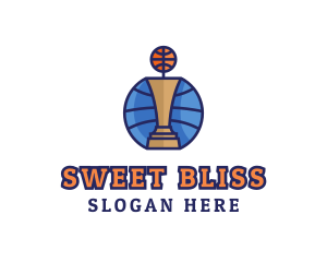 Basketball Tournament Competition Trophy logo design