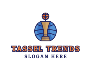 Basketball Tournament Competition Trophy logo design