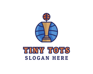 Basketball Tournament Competition Trophy logo