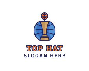 Basketball Tournament Competition Trophy logo design