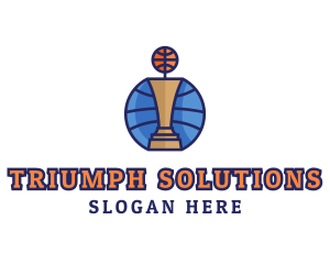 Basketball Tournament Competition Trophy logo