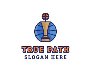 Basketball Tournament Competition Trophy logo design