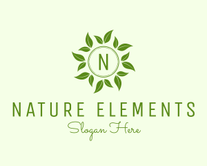 Nature Leaf Organic Boutique logo design