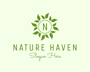 Nature Leaf Organic Boutique logo design