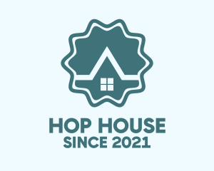 Blue House Emblem logo design