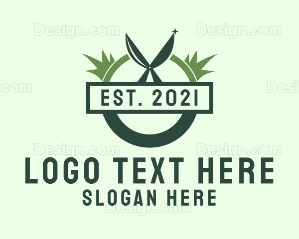 Lawn Care Shears Logo