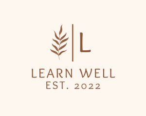 Natural Wellness Leaves logo design