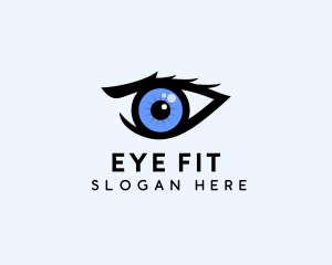 Eye Lens Optical logo design