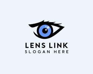 Eye Lens Optical logo design