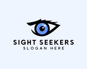 Eye Lens Optical logo design