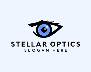 Eye Lens Optical logo design