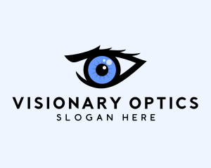 Eye Lens Optical logo design