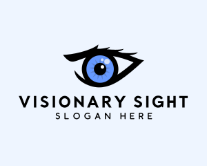 Eye Lens Optical logo design