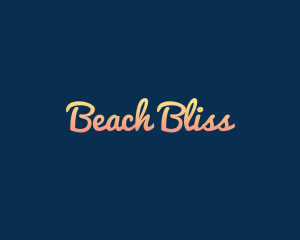 Sunset Beach Resort logo design