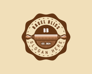 Rolling Pin Homemade Pastry logo design