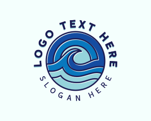 Beach Ocean Tide logo