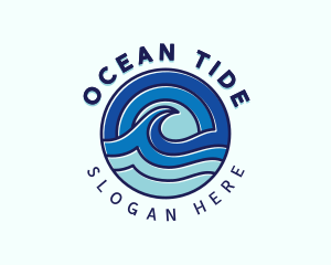 Beach Ocean Tide logo
