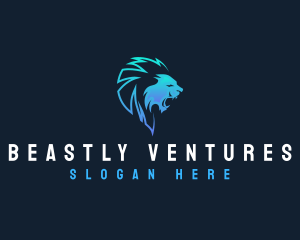 Lion Beast Hunter logo design