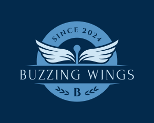 Caduceus Medical Wings logo design