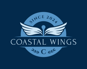 Caduceus Medical Wings logo design