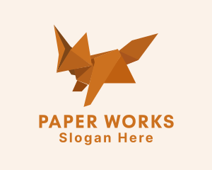 Origami Paper Fox logo