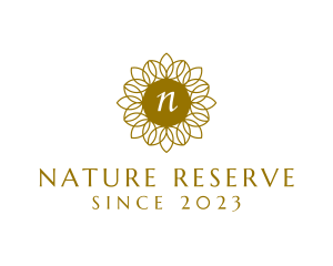 Flower Natural Wellness Spa logo design