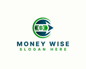 Dollar Money Transfer logo design