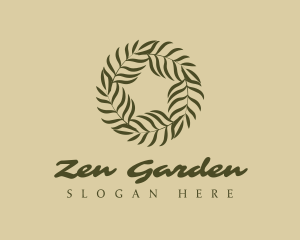 Green Leaf Fern logo design