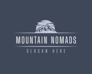 Mountain Camp Tour logo design