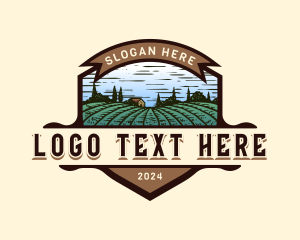 Agriculture Farm Field Logo