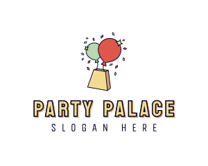 Surprise Party Confetti logo design