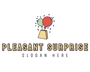 Surprise Party Confetti logo design