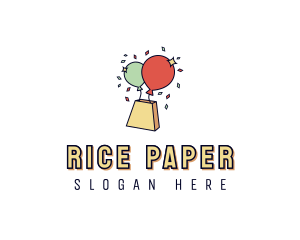 Surprise Party Confetti logo design