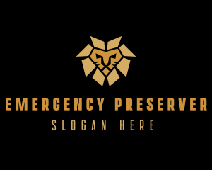 Lion Animal Safari logo design