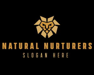 Lion Animal Safari logo design